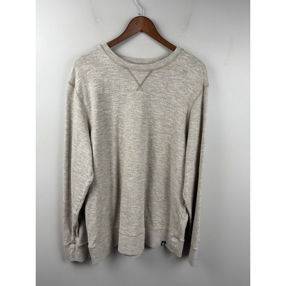 THE NORTH FACE Men’s Sweater Pullover Large Beige Crew Neck Classic Sport